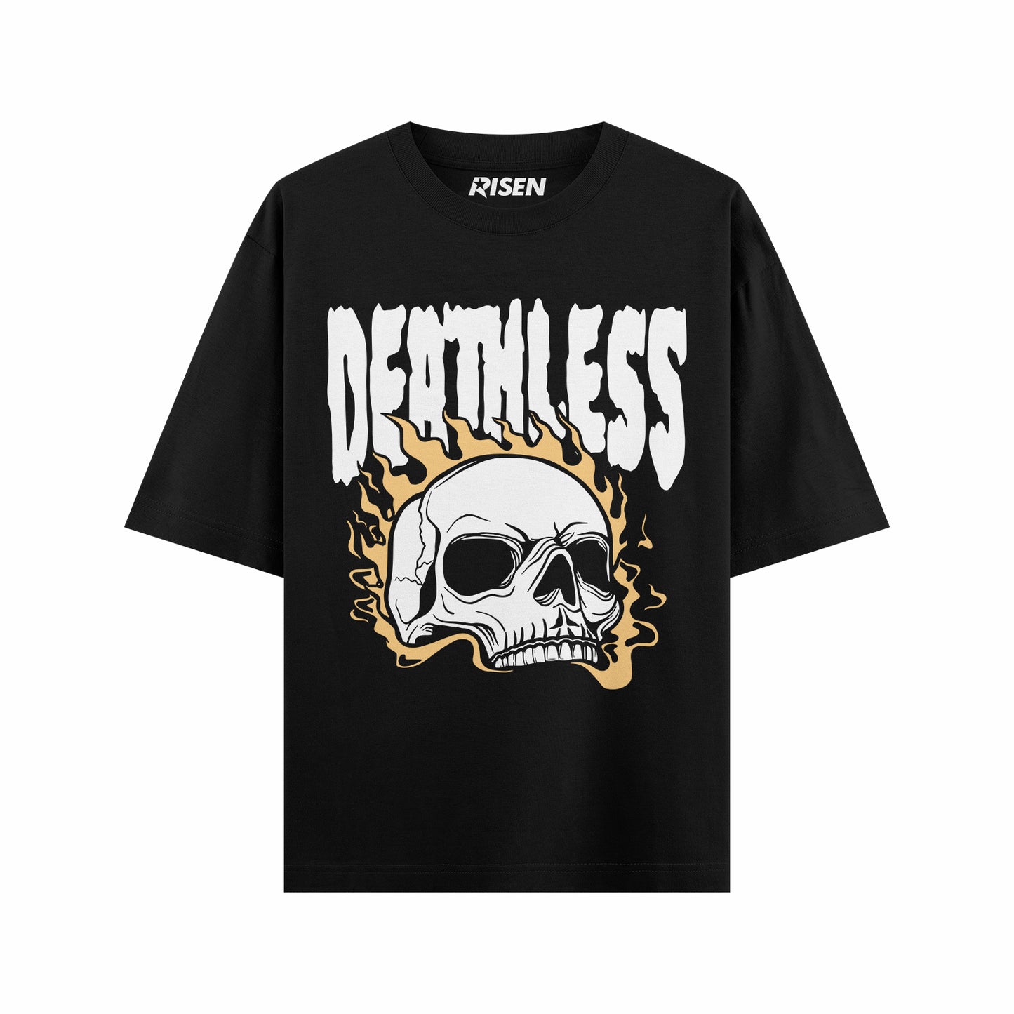 Deathless Skull Graphic Oversized T-shirt