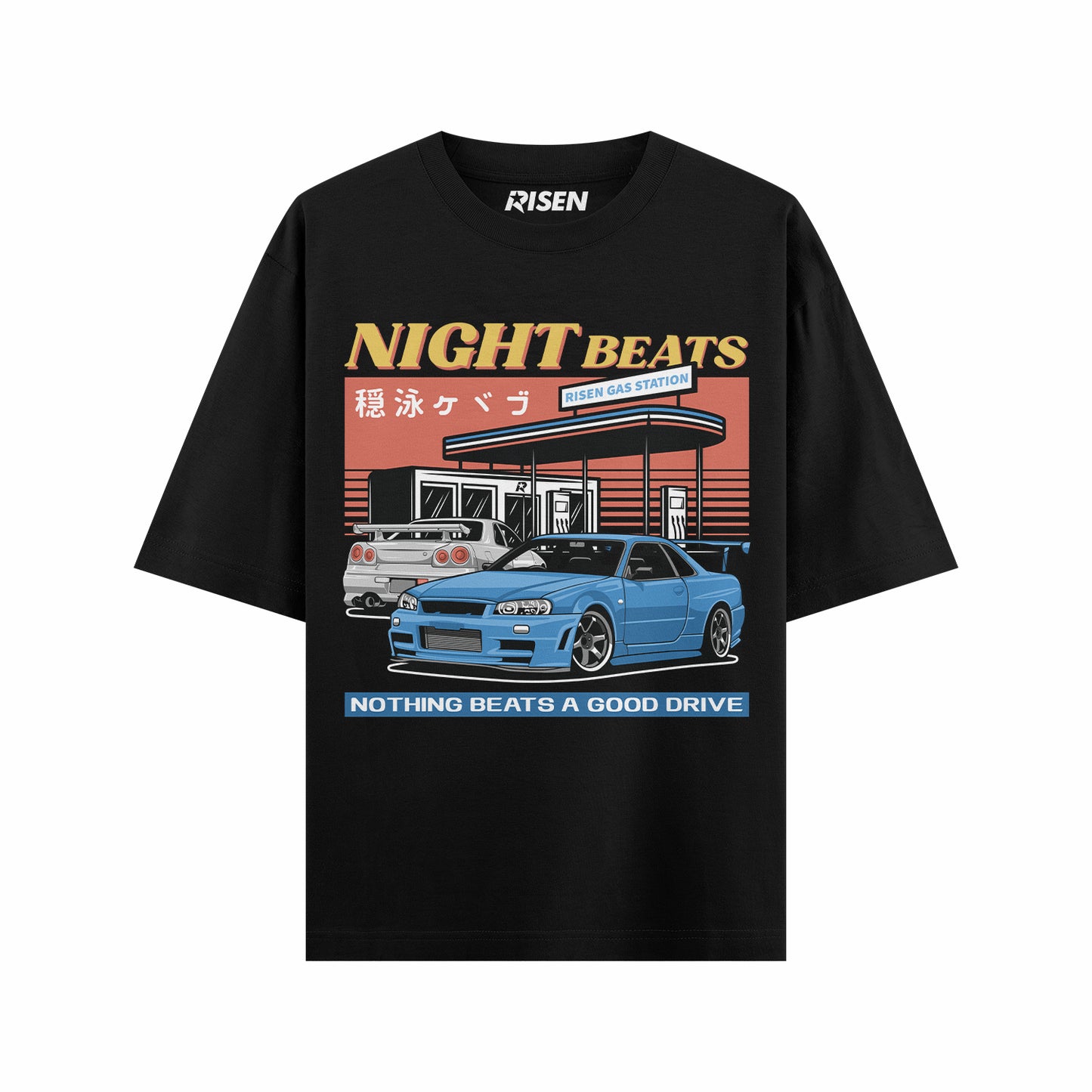 Night Beats Oversized T-shirt
