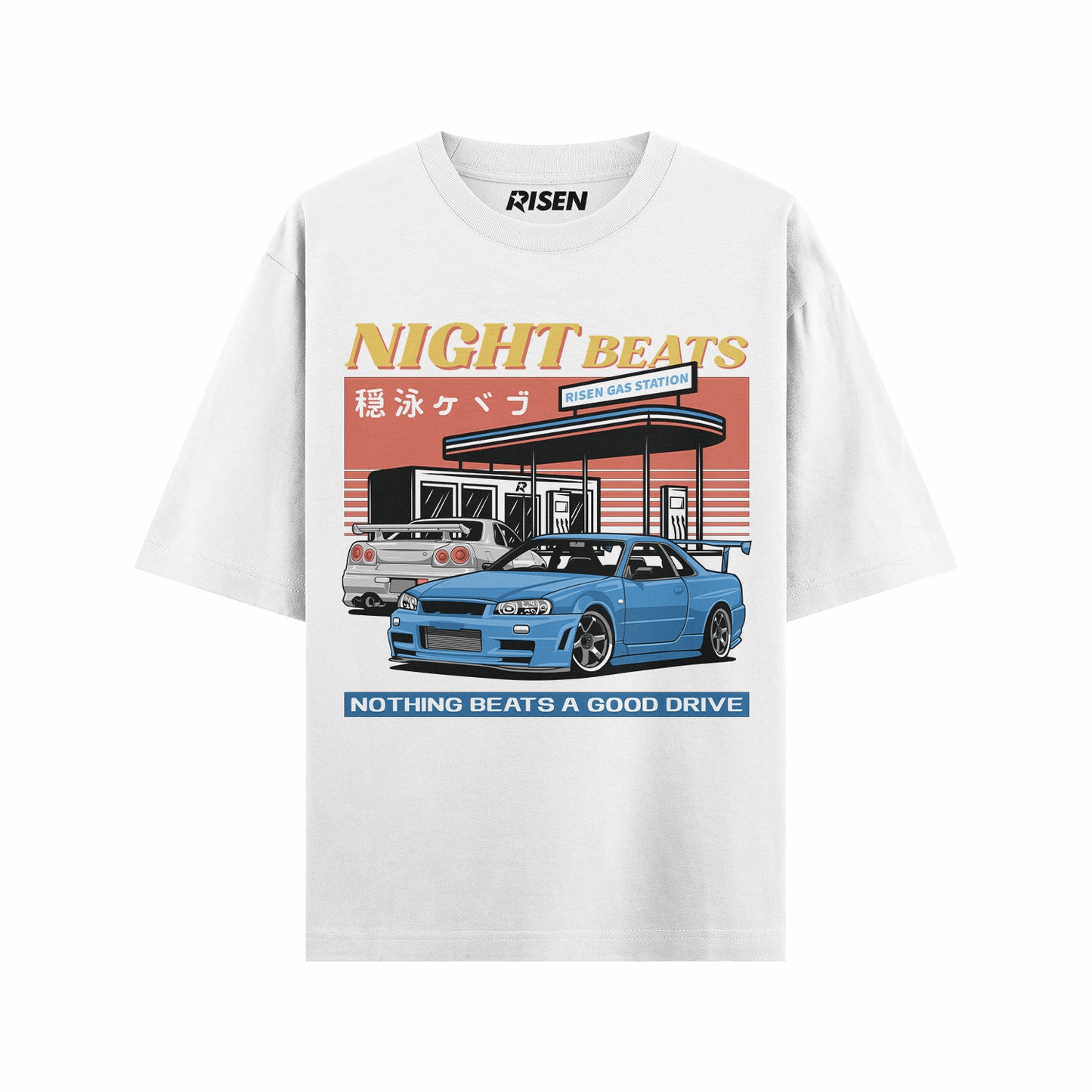 Night Beats Oversized T-shirt