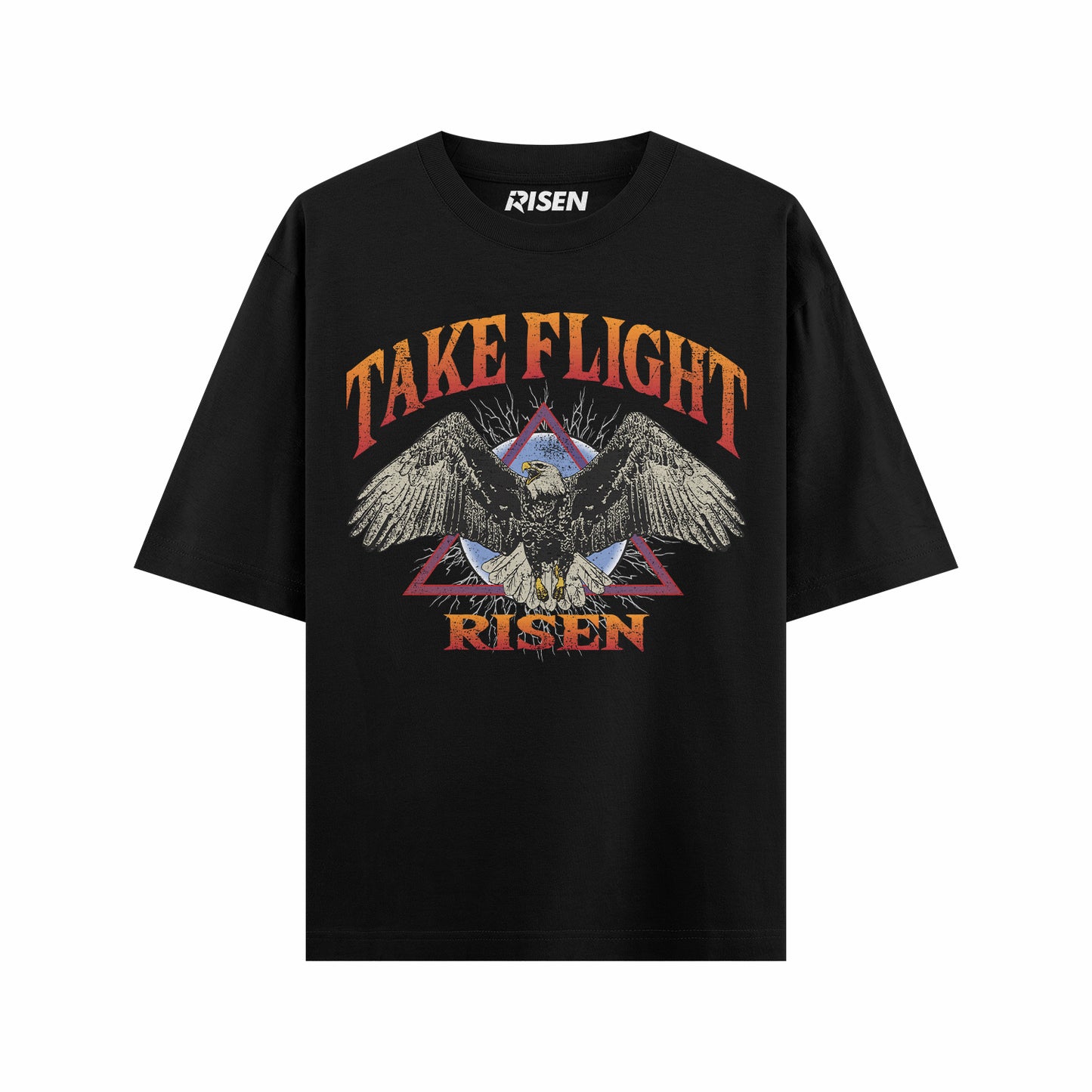 Take Flight Eagle Graphic Oversized T-shirt