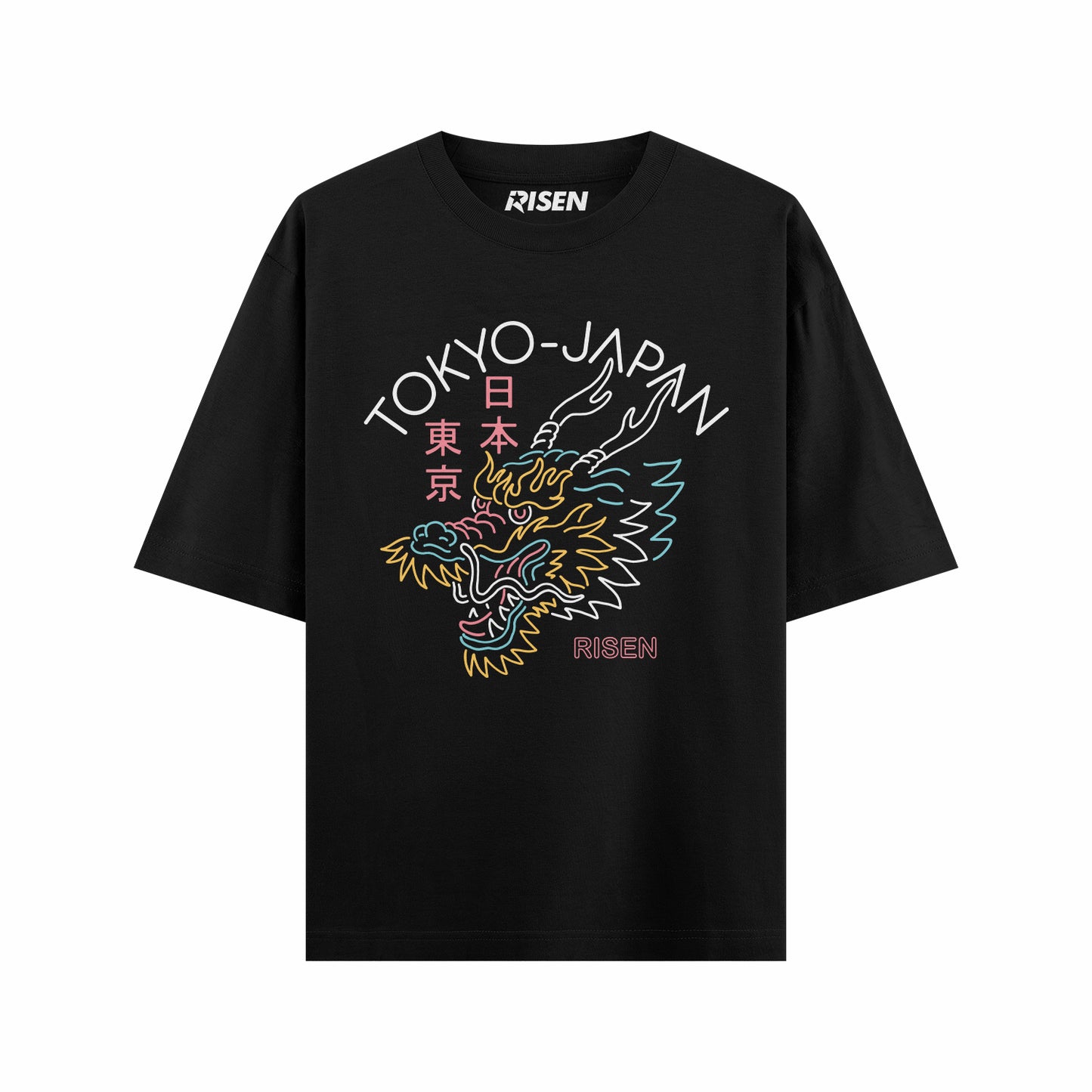 Tokyo Dragon Graphic Oversized T-shirt