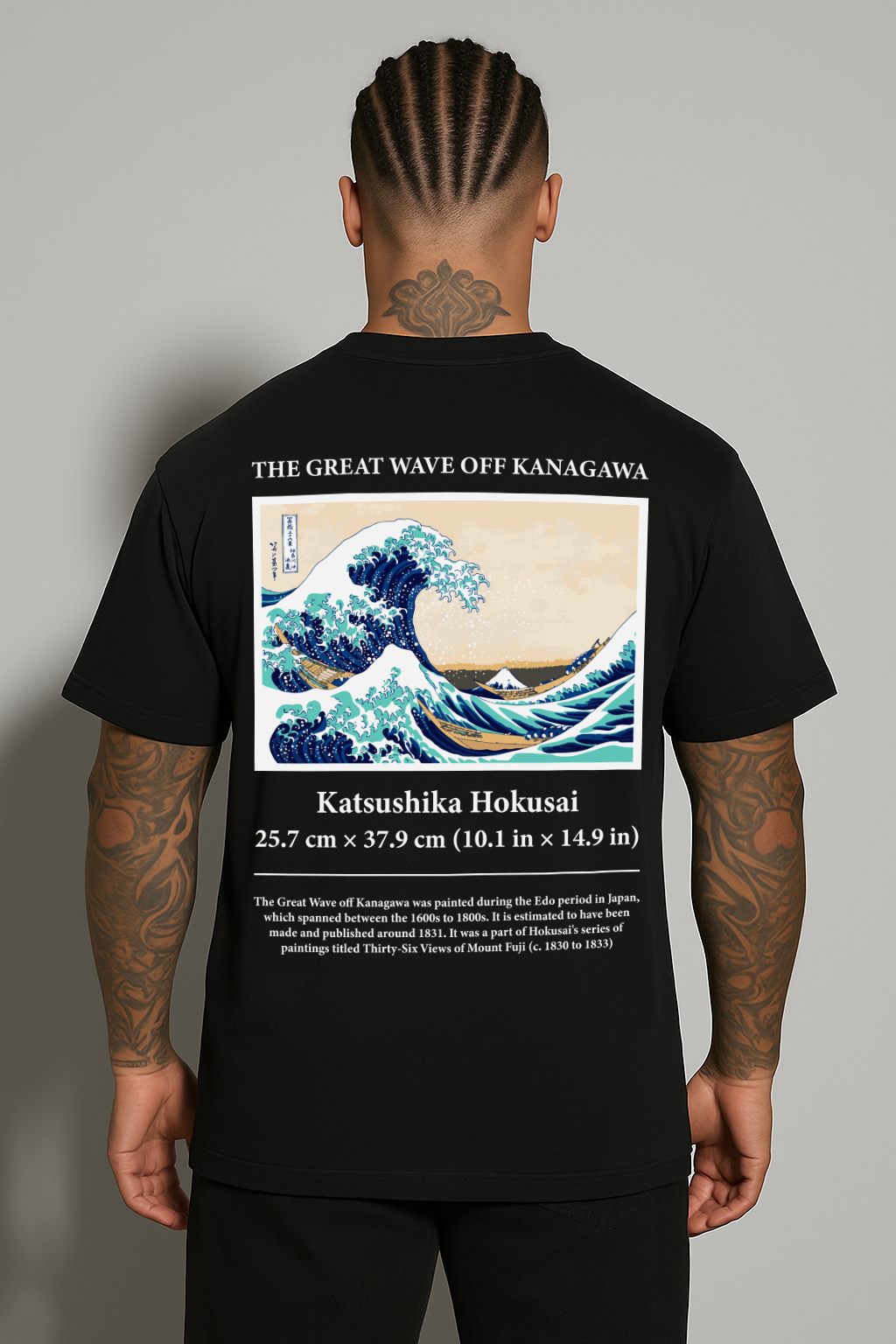 The Great Wave Off Kanagawa Oversized T-shirt
