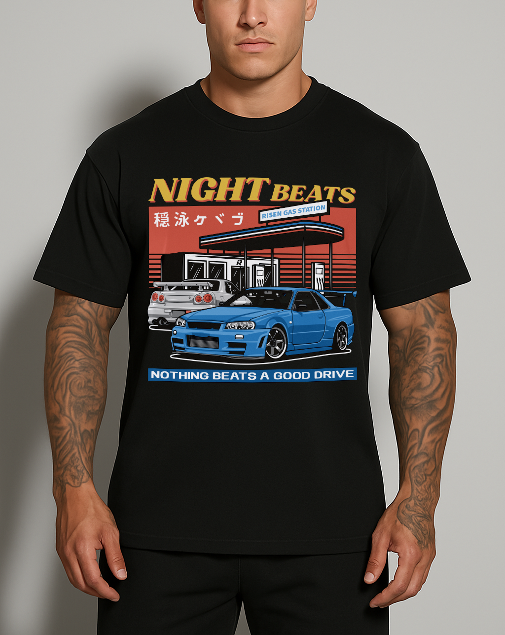 Night Beats Oversized T-shirt