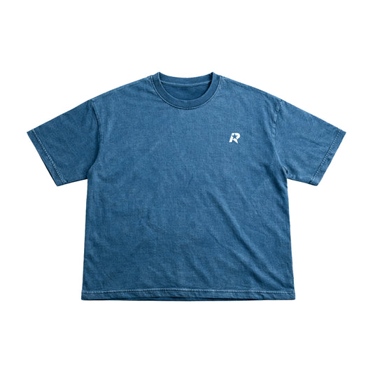 Denim Wash Boxy Fit T-Shirt