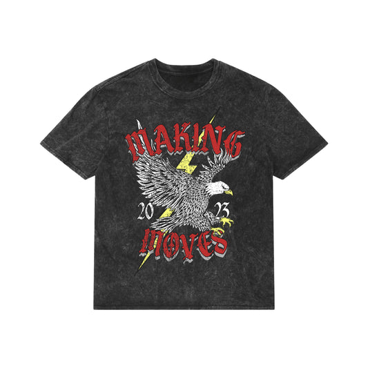 Making Moves Acid Wash Oversized T-Shirt