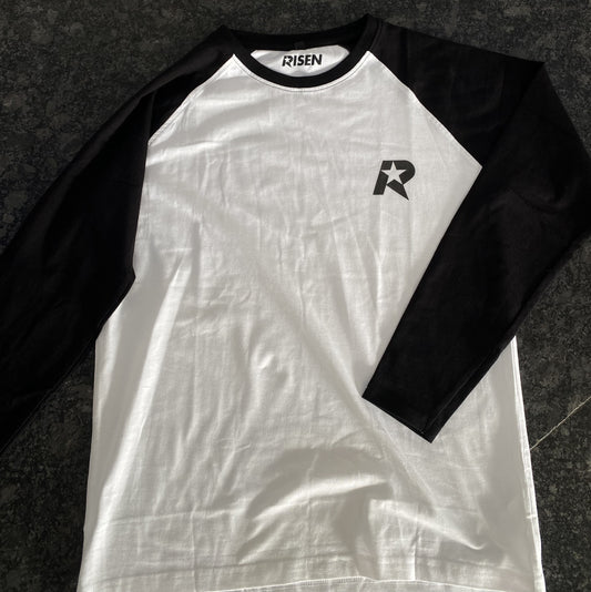 Risen Minimal R Logo Raglan T-shirt