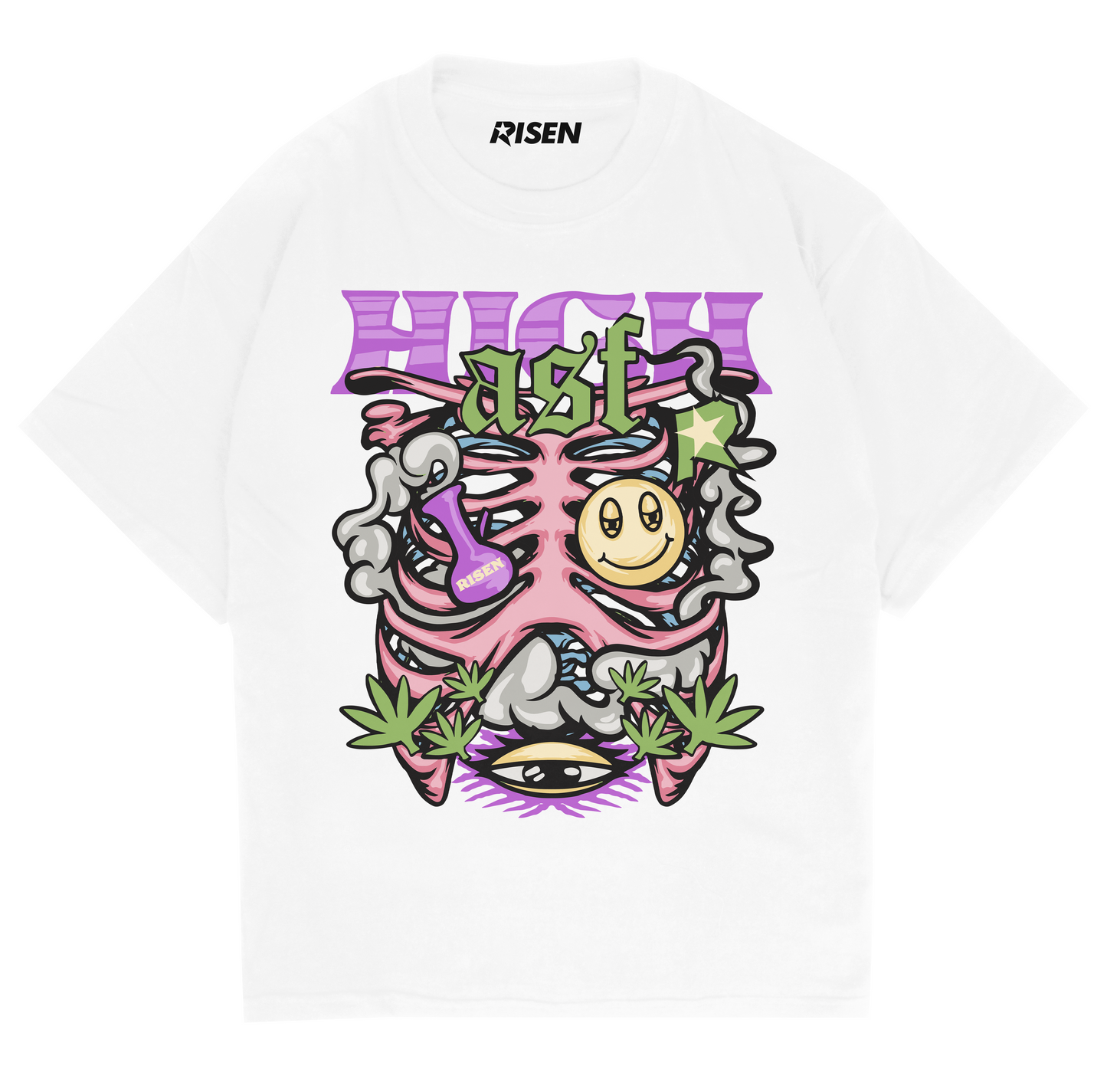 High Asf Graphic Oversized T-shirt