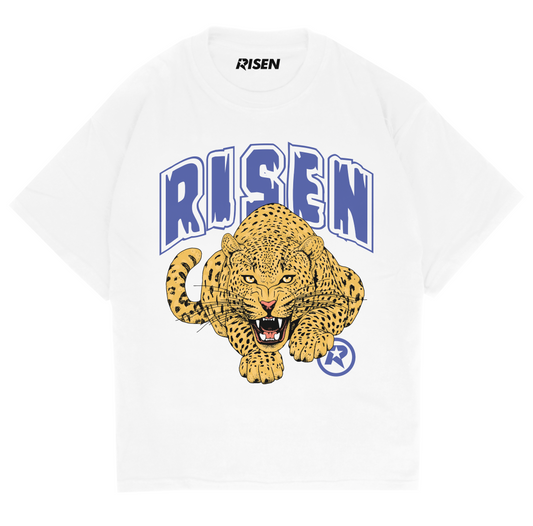 Risen Leopard Graphic Oversized T-shirt