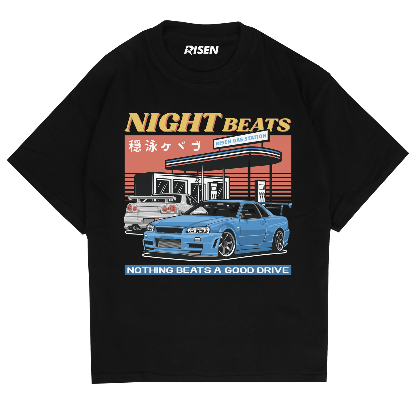 Night Beats Oversized T-shirt