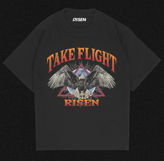 Take Flight Eagle Graphic Oversized T-shirt
