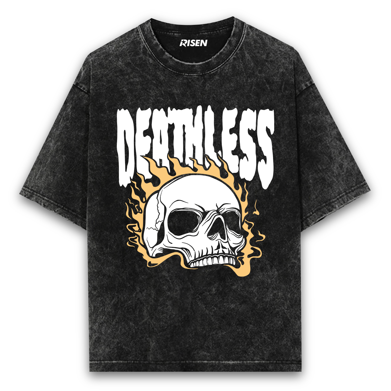 Deathless Acid Wash Oversized T-shirt