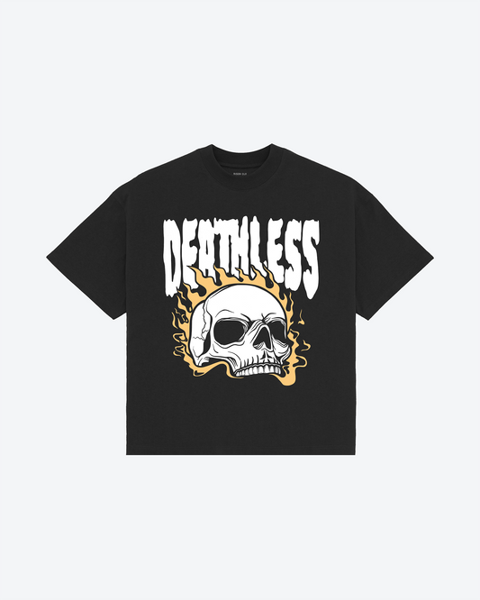 Deathless Skull Graphic Oversized T-shirt
