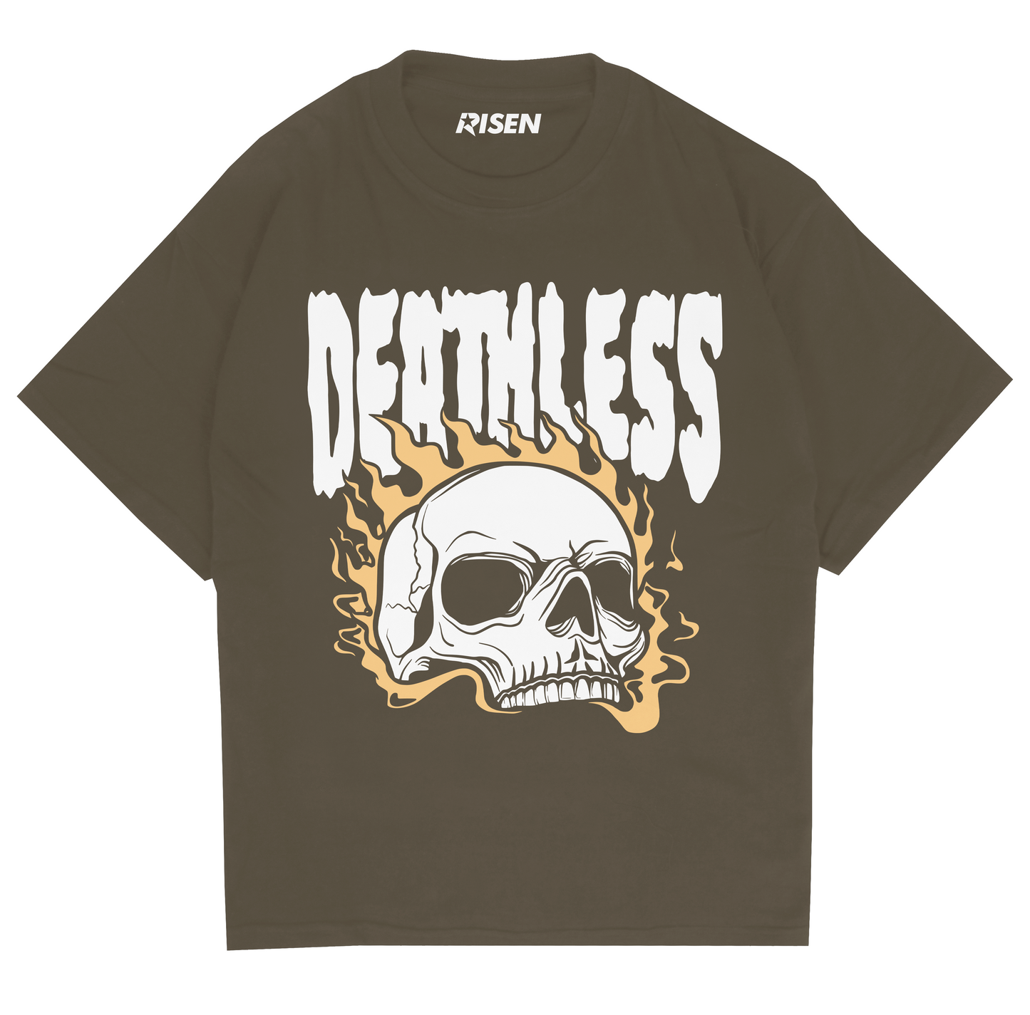 Deathless Skull Graphic Oversized T-shirt