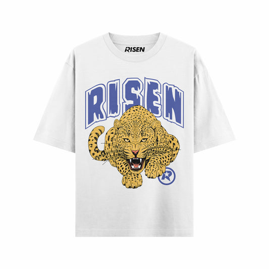 Risen Leopard Graphic Oversized T-shirt