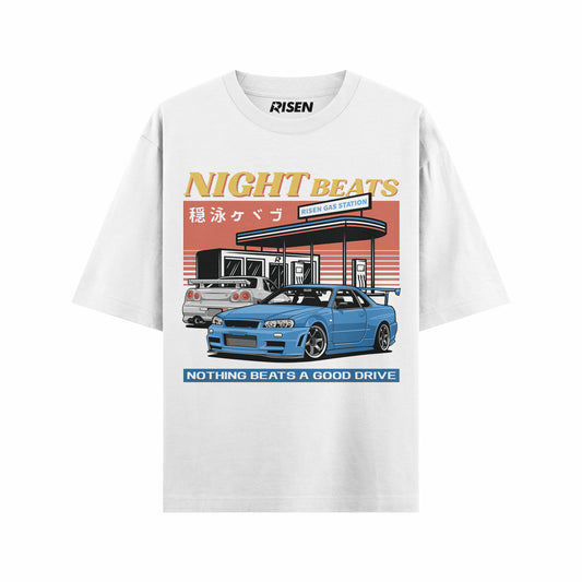 Night Beats Oversized T-shirt