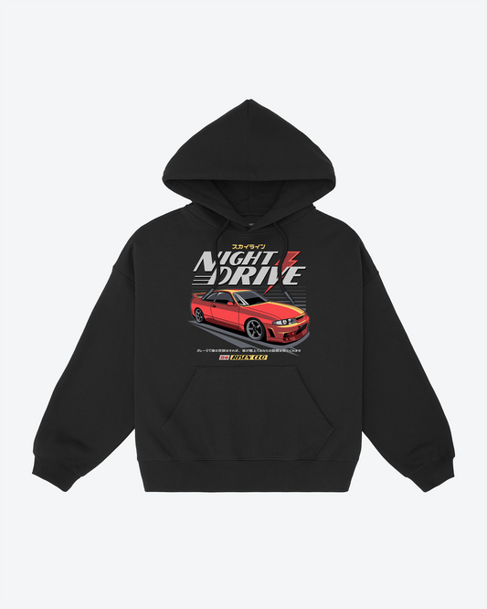 Night Drive Oversized Hoodie