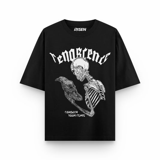 Renascence Skeleton Graphic Oversized T-shirt