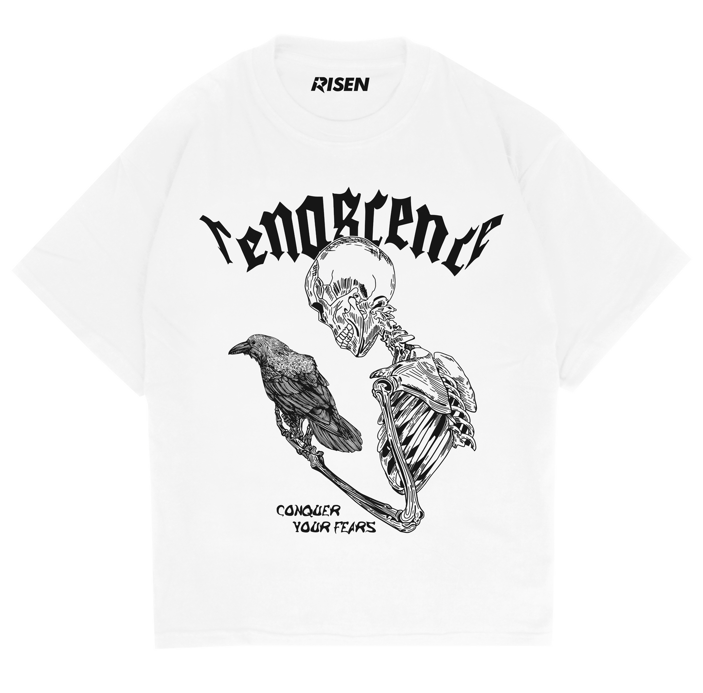 Renascence Skeleton Graphic Oversized T-shirt