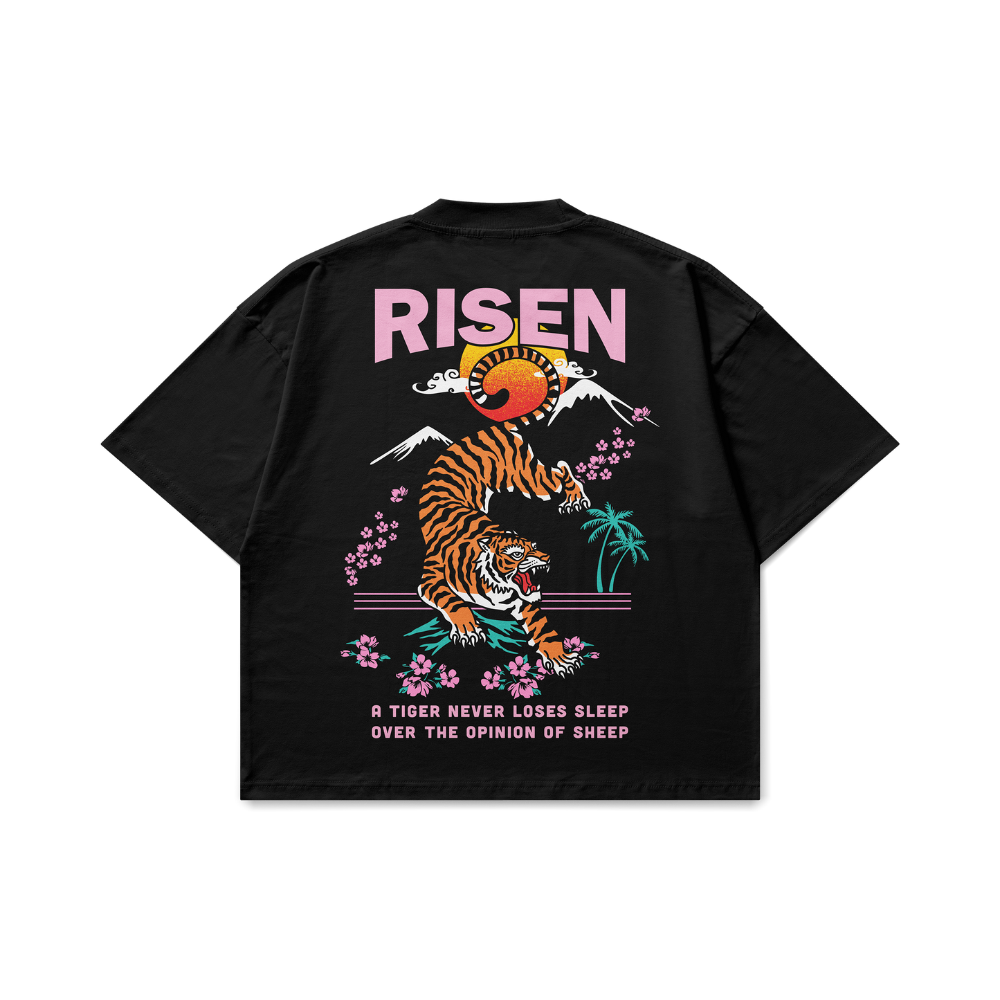 Tiger Graphic Oversized T-Shirt