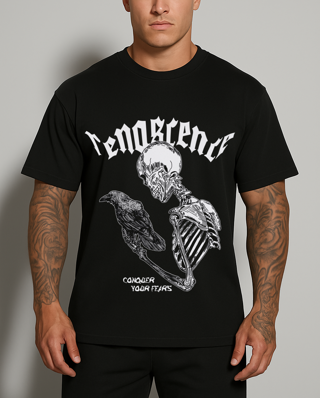 Renascence Skeleton Graphic Oversized T-shirt