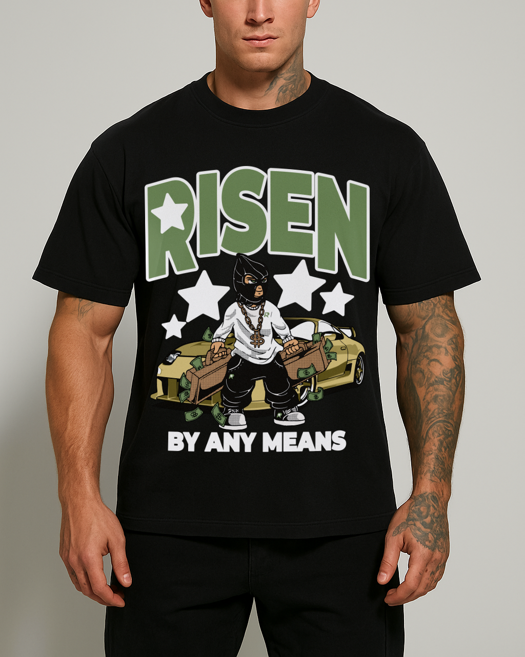 Risen By Any Means Oversized T-shirt
